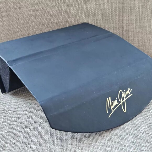 Maui Jim Eyewear Case Black Trifold Semi Hard Case for Glasses - Picture 8 of 11